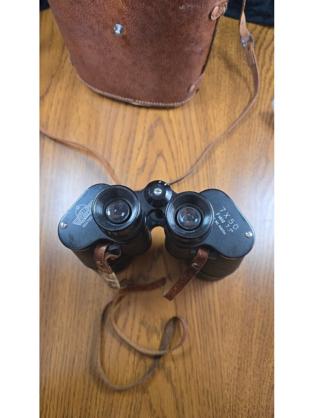 Apollon 7x50 Coated Lens Binoculars with Leather Case